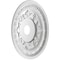 Ekena Millwork Baltimore PVC Ceiling Medallion (Canopies up to 7 3/4"), 22"OD x 3 1/2"ID x 1"P, Metallic Charcoal CMP22BACCH - alternate 5